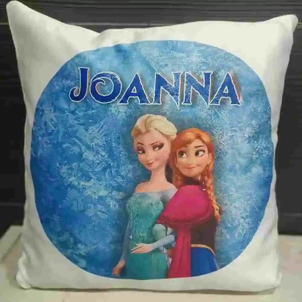 Personalized Elsa-Themed Cushions